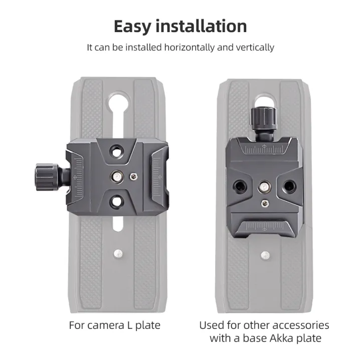Aluminum%20Alloy%20Quick%20Release%20QR%20Plate%20Clamp%20with%20Arca%20QR%20Plate%20Slot%203/8-inch%20&%201/4-inch%20Screw%20Hole%20for%20%20RS2/RSC2/RS3%20QR%20Plate%20-%20Image%205