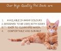 Round pet bed 2 in 1 for cats and puppies 50*50 cm. 