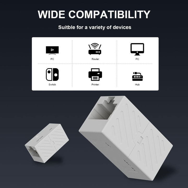 ZOERAX%202pcs%20RJ45%20Cat6%20Inline%20Coupler%20Ethernet%20Coupler,%20Ethernet%20Extender%20Connecter%20for%20Cat6/Cat5e/Cat5%20Ethernet%20Cables%20-%20Image%206