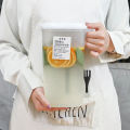 Large Capacity Cold Water Pitcher Cold Kettle Iced Beverage Dispenser Refrigerator Cold Juice Lemonade Drinks Storage Tank.