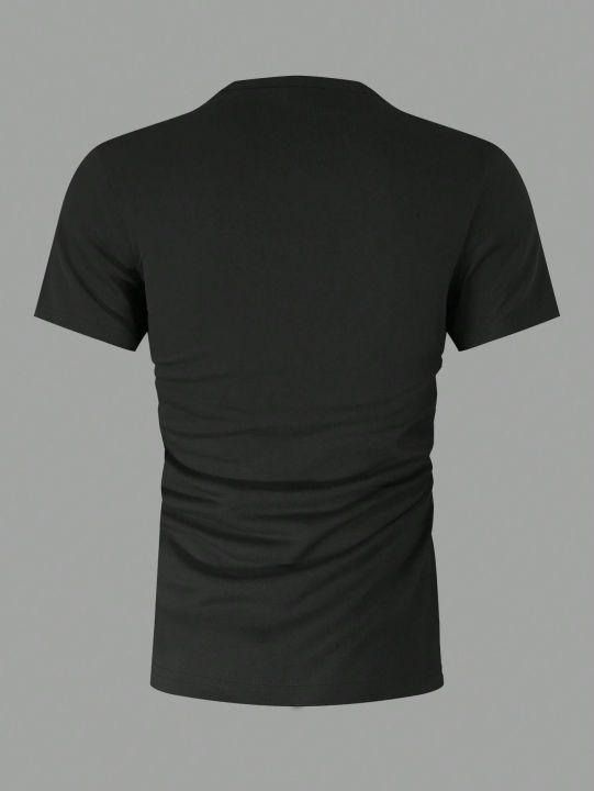 Men's%20solid%20color%20round%20neck%20short%20sleeved%20T-shirt%20simple%20and%20fashionable%20pure%20cotton%20heavyweight%20high-quality%20streetwear%20-%20Image%202