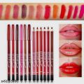 Shills lip liner pencil set of 12Pcs (Multicolor). 