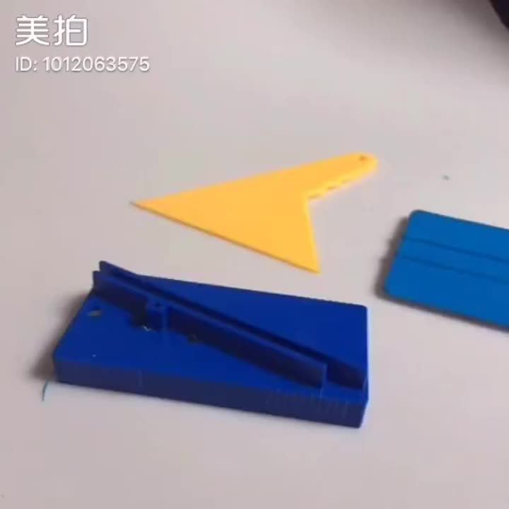 Car Wrap Plastic Squeegee Trimmer Hard Card Scraper ening Tool Skiving Knife Cutter Window Tinting Tool Skiving ener
