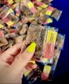 Kmk red and blue Jal Dry Burmese baroi pickles - 100 packet. 
