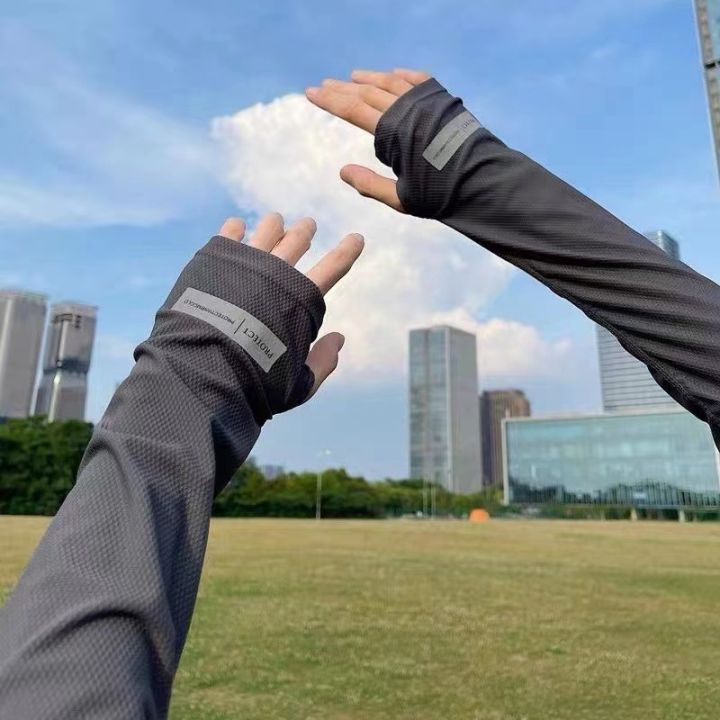 Ice%20Sleeves%20for%20Men's%20Woman%20Sun%20Protection%20Japanese%20Summer%20Outdoor%20UV%20Protection%20Loose%20Arm%20Sleeves%20Driving%20Outdoor%20Gloves%20-%20Image%203