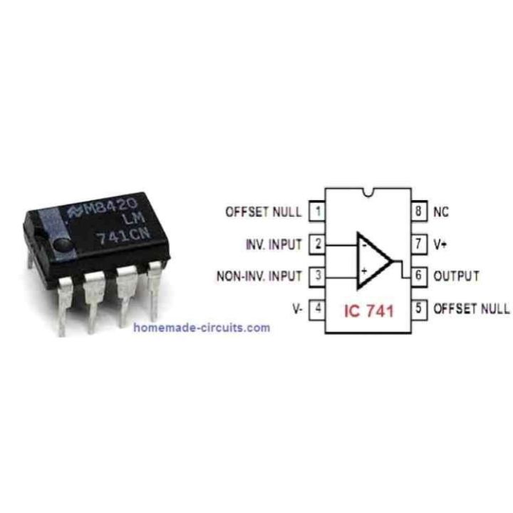 Ic 741 UA741 LM741 Operational Amplifier op-amp best op amp