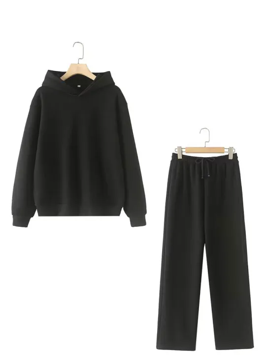 HH%20Women%20Solid%20Casual%20Sweatshirt%20Pant%20Suit%20Long%20Sleeve%20Hooded%20Fleece%20Pullover%20Coat%20Loose%20Straight%20Trousers%20Office%20Lady%20Sets%20-%20Image%204