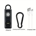 Personal Self Defense Alarm，130db Self Defense Siren Safety Alarm For Women Girl, Personal Keychain Alarm Rechargeable Battery. 