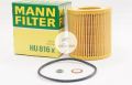 BMW engine oil filter MANN-FILTER hu816x 1 gasoline N52 N54 N20 E60 E90 E65 E66 F10 F30 F02 E70 E83 E84. 