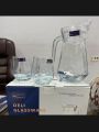 Deli Glassware set of 6 Glass and 1 jug 7 pieces set. 
