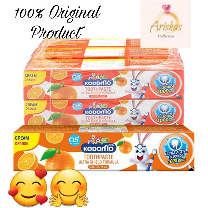 Kodomo%20Baby%20Toothpaste%20Orange%20Flavor-40g%20(Thailand)%20-%20Image%203