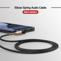 NNBILI 3.5mm Jack Audio Cable3.5mm Car Spring AUX Cable Gold Plated jack male to male speaker cables Cord for Headphones .