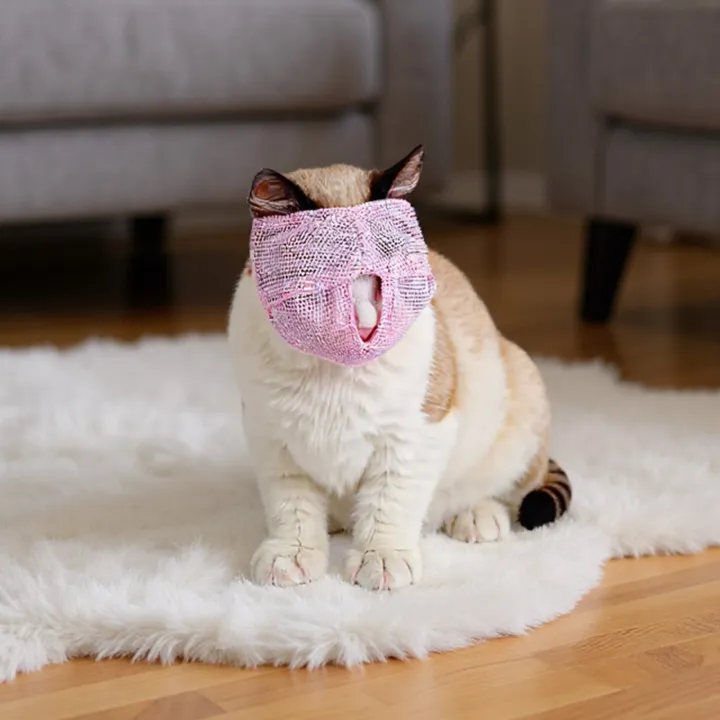 Multifunctional%20Cat%20Muzzle,%20Anti-bite,%20Anti-lick,%20Anti-eating,%20Anti-screaming%20Cat%20Head%20Cover,%20Breathable%20Cats%20Mask%20Pet%20Supplies%20-%20Image%202