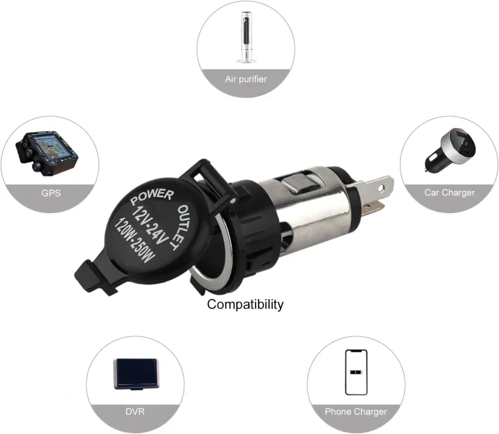 Cigarette%20Lighter%20Socket%20DC%2012V%20Car%20Cigarette%20Lighter%20Female%20Power%20Outlet%20Socket%20Replacement%20Waterproof%20for%20Automotive%20Truck%20RV%20-%20Image%202