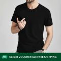 JET Black Men's T Shirt New Style 100% Comfortable, Durable & Soft Material.. 