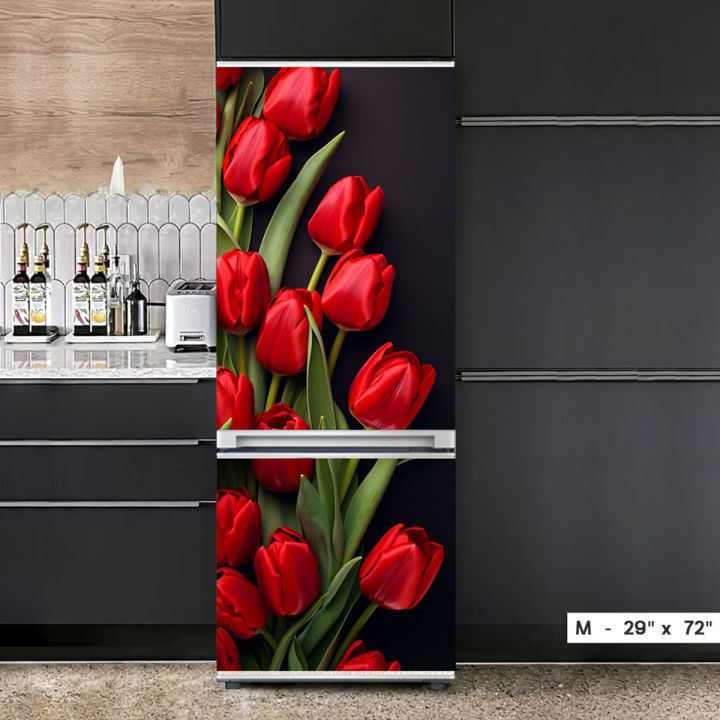 Fridge%20Vinyl%20Sticker%20-%20Self-Adhesive%20Waterproof%20PVC%20Door%20Wrap%20by%20Elegant%20Decore%20-%20Image%202