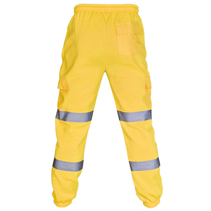 New%20Men'S%20Safety%20Work%20Clothes%20Casual%20Pants%20Road%20Work%20High%20Reflective%20Strips%20Pants%20High%20Visibility%20Overalls%20Joggers%20Workwear%20-%20Image%204