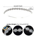 Sparkling Rhinestones Hair Bands Fashionable Crown Handmade Head Bands Jewelry Accessories School Halloween for Girls.