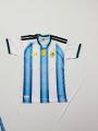 A3H Premium Polyester Round Neck Jersey for Men-Comfortable ARGENTINA World Cup Fan Version Jersey 2025-26.
