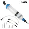 200cc 500cc 1500cc Fuel Transfer Filling Syringe Injecting Pump Suction Vacuum Brake Liquid Manual Car Oil Fluid Extractor. 