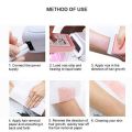 Waxing kits Pink Roll-on Refillable Depilatory Wax Heater Waxing Hair Removal Tools Portable Machine 5 in 1 Kits with 3 hard Wax bar. 