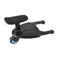 Fashion Children Stroller Pedal Adapter Second Child Auxiliary Trailer Twins Scooter Hitchhiker Kids Standing Plate with Seat. 