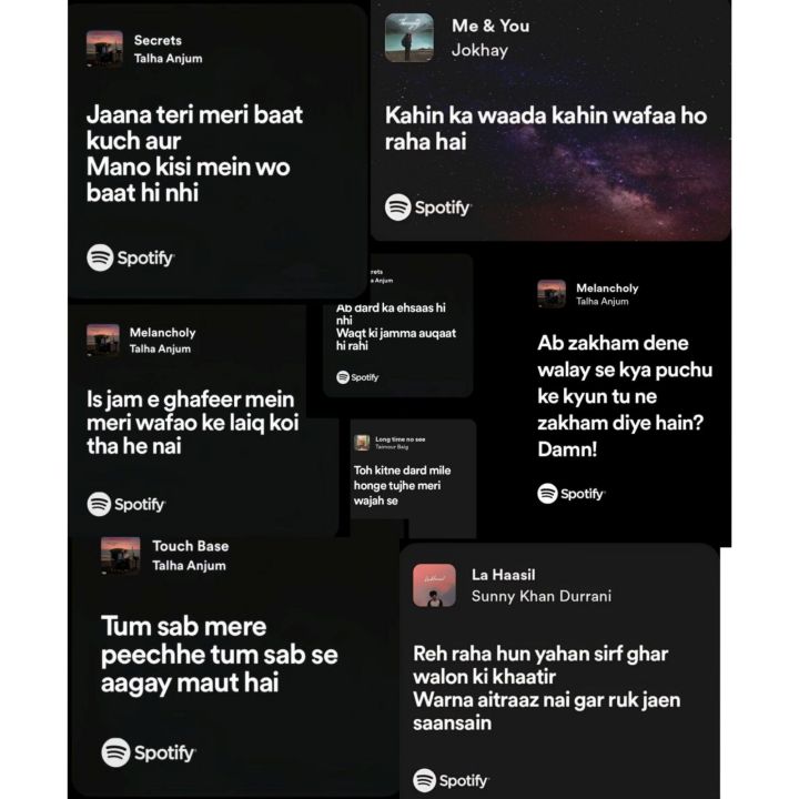 Urdu Song Lyrics Stickers Talha Anjum Sunny Khan Urdu Lyrics