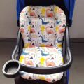 Baby Kids Highchair Cushion Pad Mat Booster Seats Cushion Pad Mat Feeding Chair Cushi on Pad Stroller Cushion Mat Cotton Fabric. 
