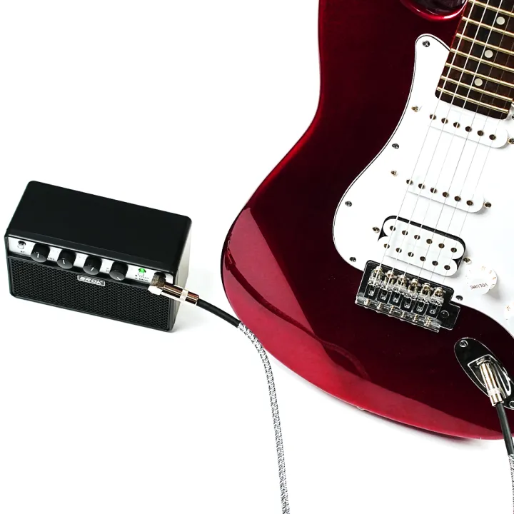 EROK%201.5M/3M/6M/10M%20Premium%20Guitar%20Cable%201/4%20Inch%20Instrument%20Cable-Super%20Durable%20Guitar%20Chord-%20AMP%20Cord%20for%20Bass%20-%20Image%204