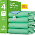 Washable Incontinence Underpads Super Absorbent Waterproof Bed Pads For Elderly Adults And Kids Reusable Mattress Protectors For. 