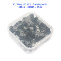 50/100/200PCS Transistors Kit A1015 C1815 C945 NPN Silicon Transistor TO92 Audio Frequency Amplifier Triode Electronic Component. 