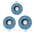 Poly Strip Disc Abrasive Wheel Paint Rust Remover Clean Grinding Wheels For Motorcycles Durable Angle Grinder Car 100/115/125mm. 