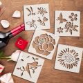 Bview Art Butterfly Stencils for Painting, 9-Pack Reusable DIY Templates for Wall Art, Spray Painting & Craft Projects.