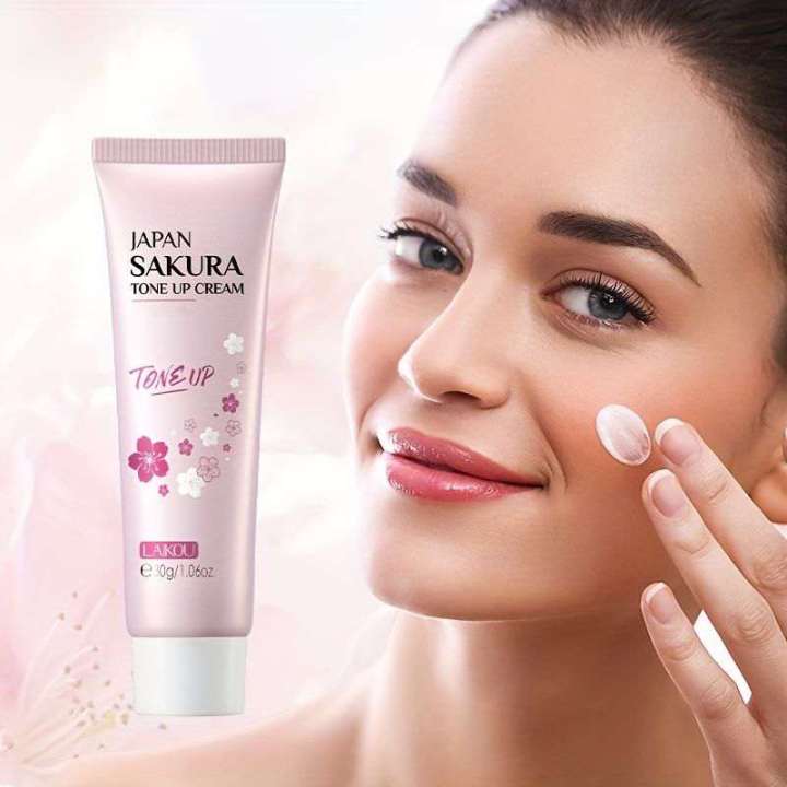 Laikou Authentic Japan Sakura Tone Up Cream 30g | Daraz.com.bd