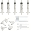 20/40pcs perfume supplement set: plastic funnel, pipette, dropper and syringe-ideal for travel and DIY cosmetics. 