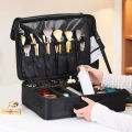 Large Capacity Cosmetic Case Waterproof Manicure Makeup Toolbox,Makeup Bag For Travel New Professional Tattoo Tool Makeup Case.