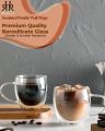 Double Wall Insulated Glass Cup 250ml for Tea, Coffee Cappuccino, Espresso. 