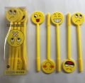 Funny Emojis Yellow School Stationary Favor Filler Gel Pen Emoji Emotion. 