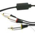 3m AV RCA Cable for PSP 2000 3000 Game Console Connection TV Ypbpr Cable Wire 3RCA 5RCA Plug Adapter Extention Cord.