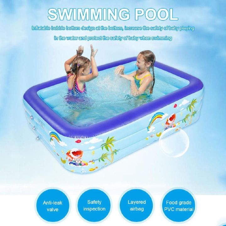 Kids%20Baby%20Children%20lInflatable%20Swimming%20Pool%20Bath%20120%20cm%20Tub%20Portable%20Outdoor%20Summer%20Water%20Fun%20Play%20Toy%20(%20120cm%204.5%20Feet%20/3%20Feet)%20-%20Image%206