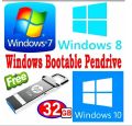 Windows Bootable Pendrive 32Gb Free Multi Windows 7 8 10 Auto Active Key - Convenient Bootable Pendrive For Operating System Installation. 
