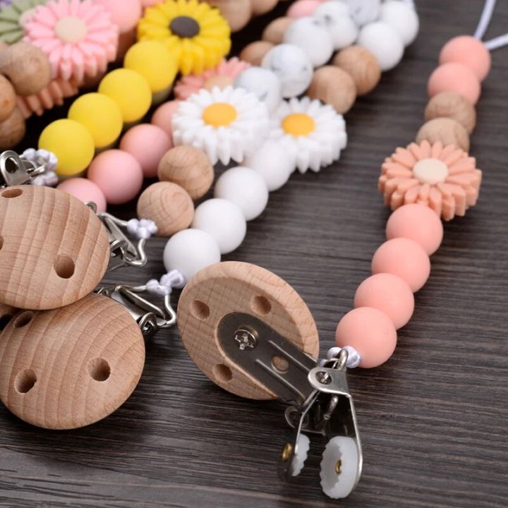 Baby%20Beech%20Wood%20Pacifier%20Silicone%20Flower%20Beaded%20Nipple%20Clips%20For%20Soother%20Pacifier%20Holder%20Chain%20Nursing%20Toy%20Shower%20Gift%20-%20Image%204