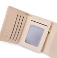 Purse women's new Japanese and South Korea small fresh PU simple fashion ladies short wallet multi-card niche teenage female stu. 