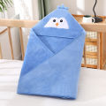 1 Piece of Ultra-Fine Fiber Baby Bath Towel, Suitable for Infants and Children Aged 0-3, Multifunctional Cartoon Blanket for Babies, Soft Baby Blanket, Soft and Comfortable, Skin-Friendly, Cartoon Design, Newborn Bath Towel, Super Absorbent Children's .... 