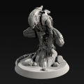 55mm 75mm 90mm Alien Mechanical Alien Resin Model Figure Gk Micro Miniature 3d Printed White Model Toy Unassembled Unpainted Kit. 