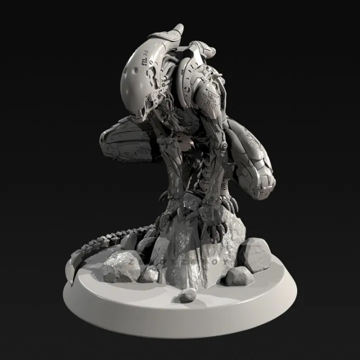 55mm 75mm 90mm Alien Mechanical Alien Resin Model Figure Gk Micro ...