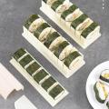 Reusable Sushi Maker Equipment Kit Round Square Heart-shaped Kimbap Sushi Rolls Mold Sushi Making Tools Cake Roll Mold. 