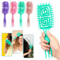 1pcs Candybrush Multifunction Fluffy Hair Comb Maze Shaped Hair Brush Women Scalp Massage Brush Curly Hair Styling Tools. 