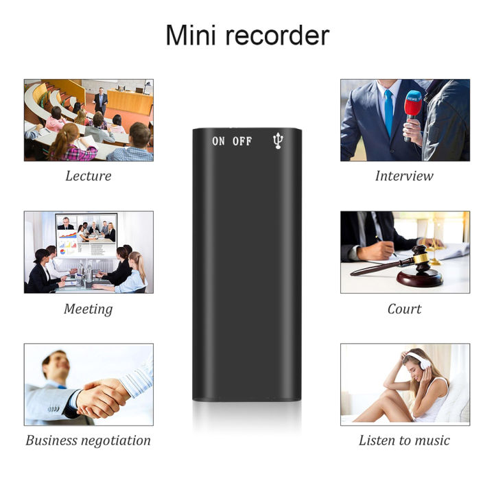 Tape%20recorder%20with%20USB%20Port%203-in-1%20Mp3%20Player%20Professional%20Voice%20Digital%20Audio%20Mini%20Voice%20Recorder%20192Kbps%20Recording%20WAV%20-%20Image%205