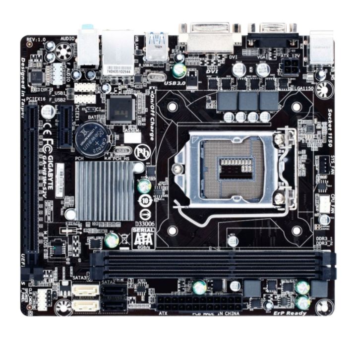 Gigabyte GA-H81M-S2V Motherboard For 4th Gen Processors